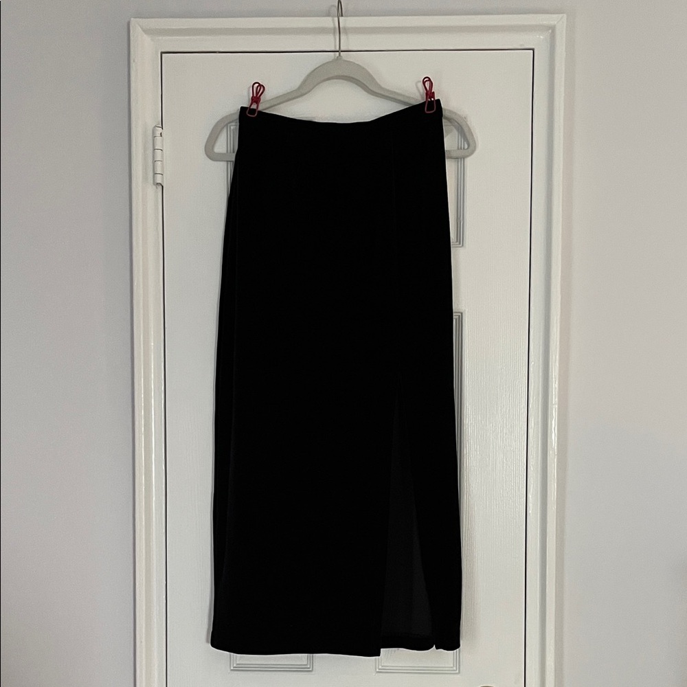 Vintage Black Velvet Skirt